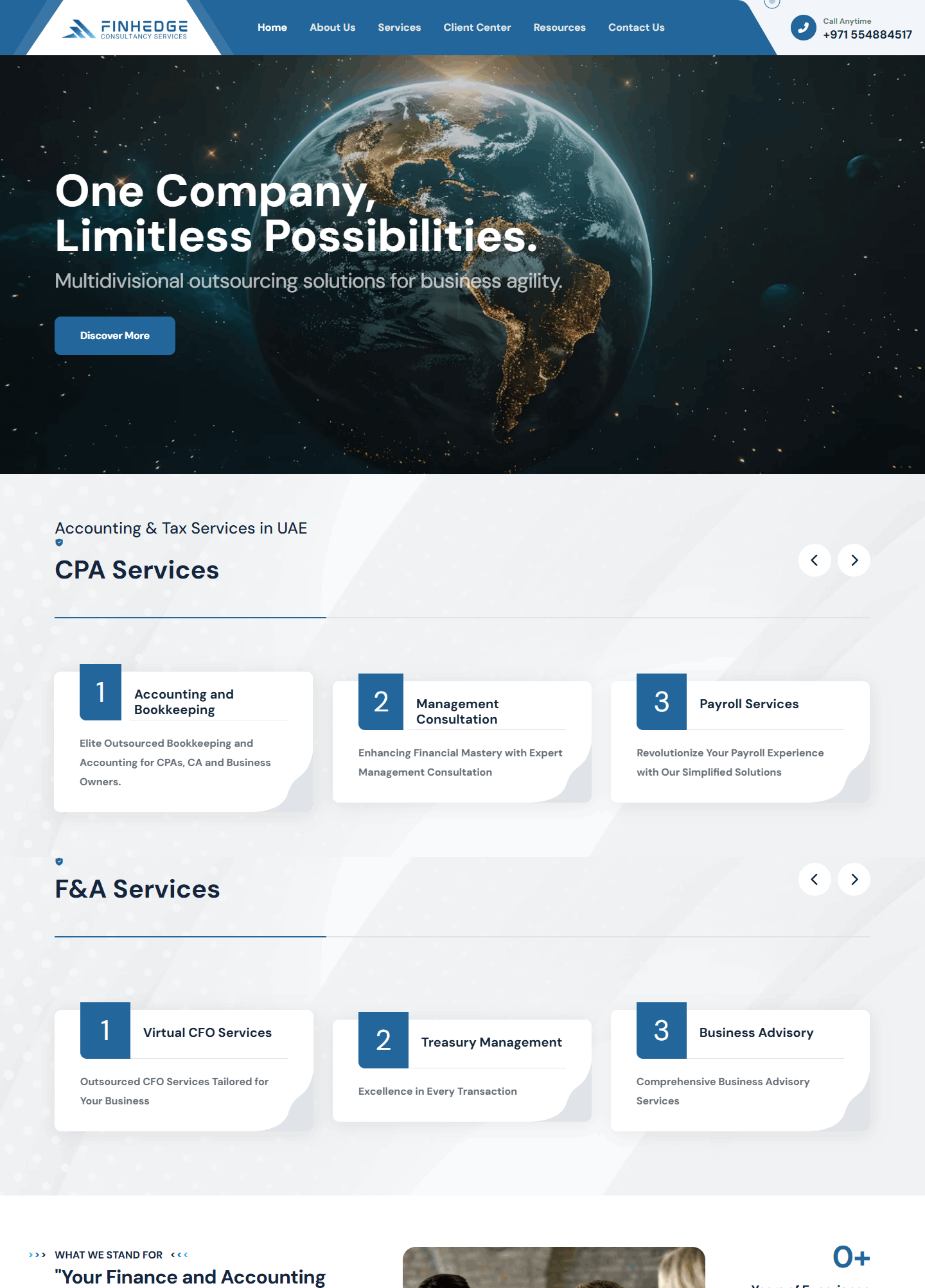 Finhedgeacc website work