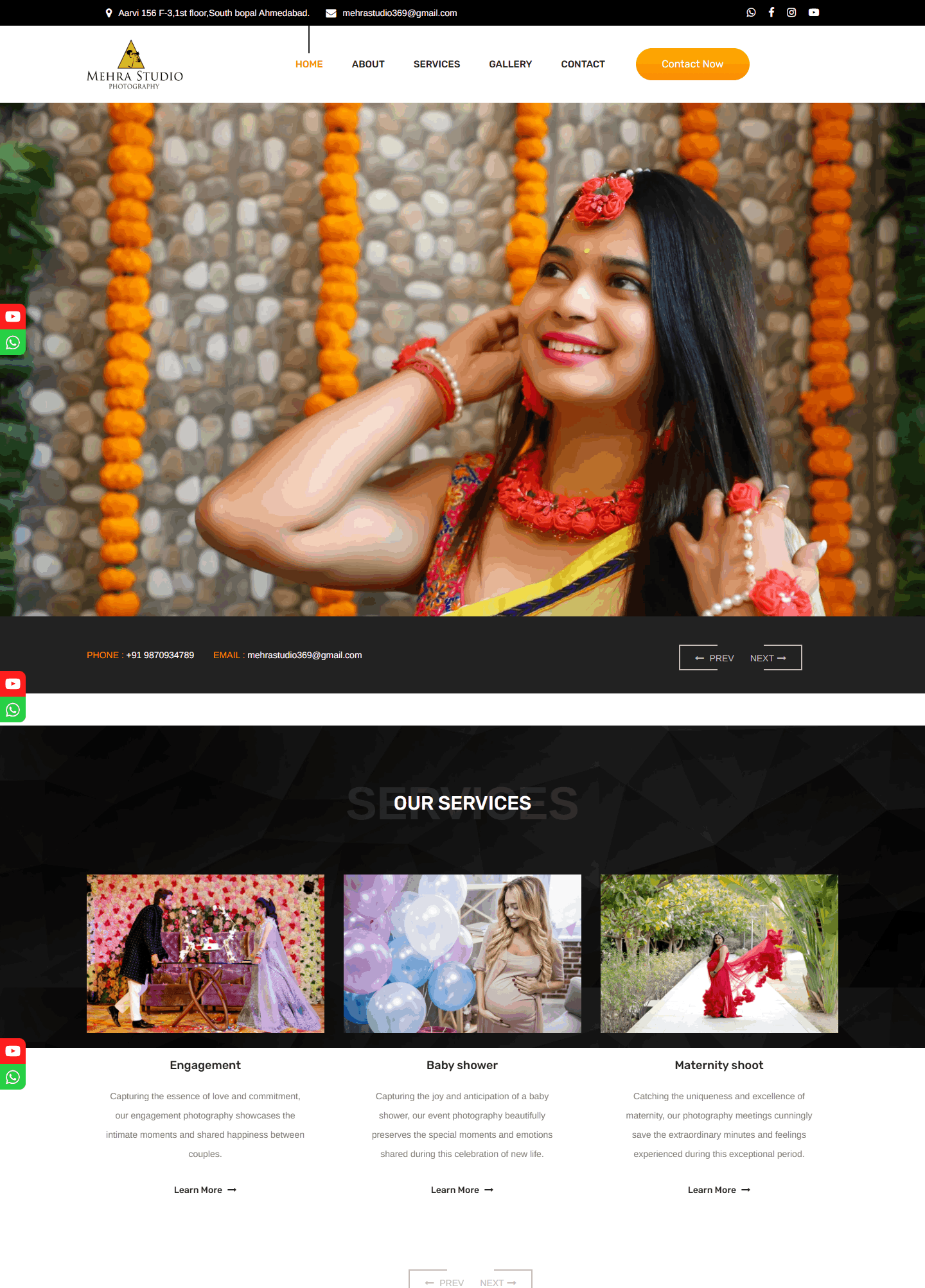 Mehra Studio Website work
