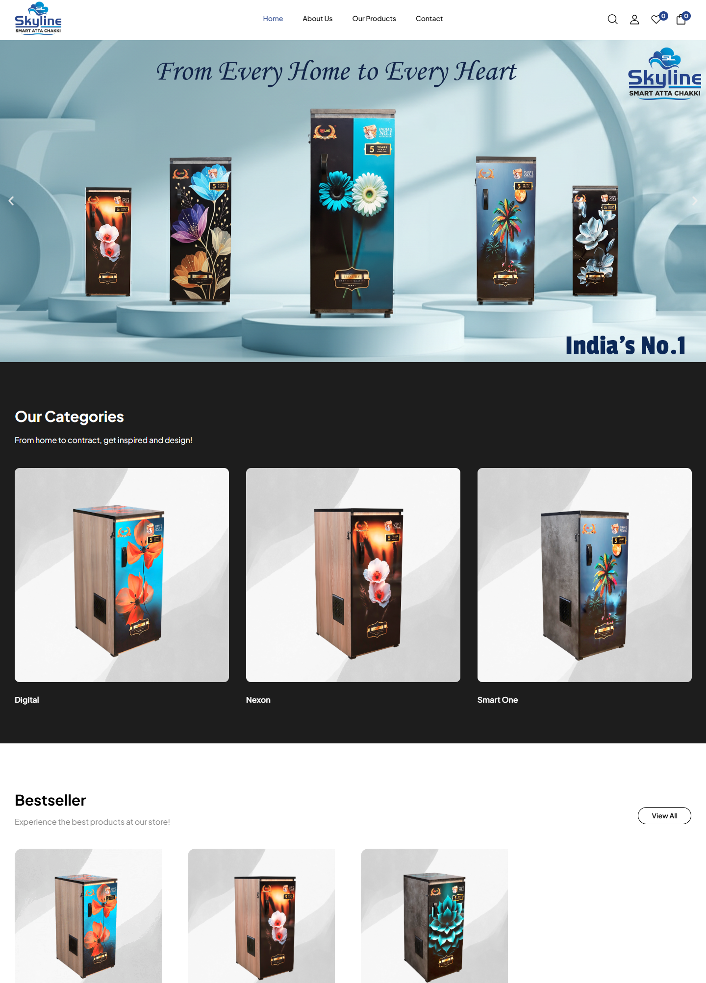 skyline website work