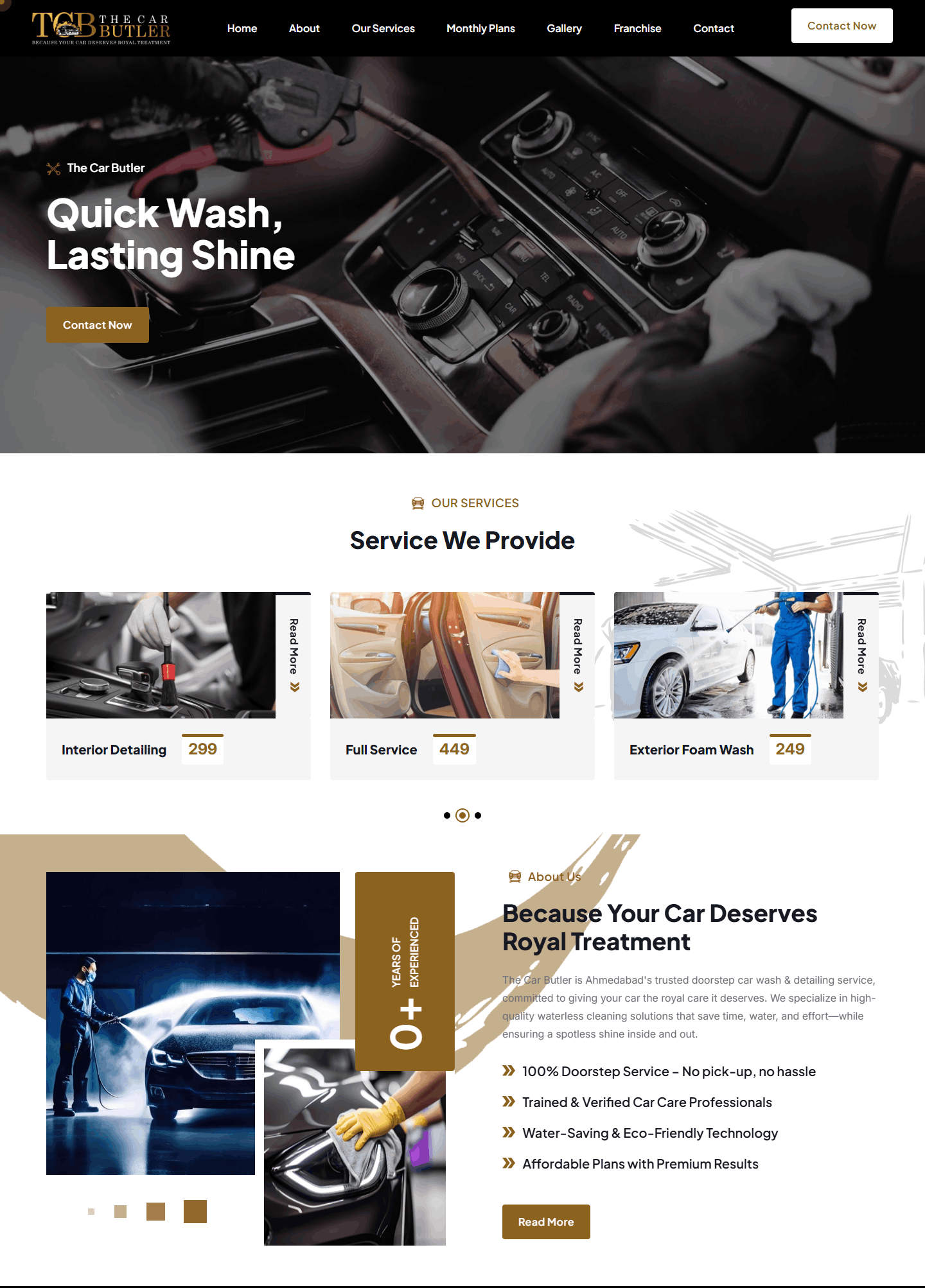 The Car Butler website work