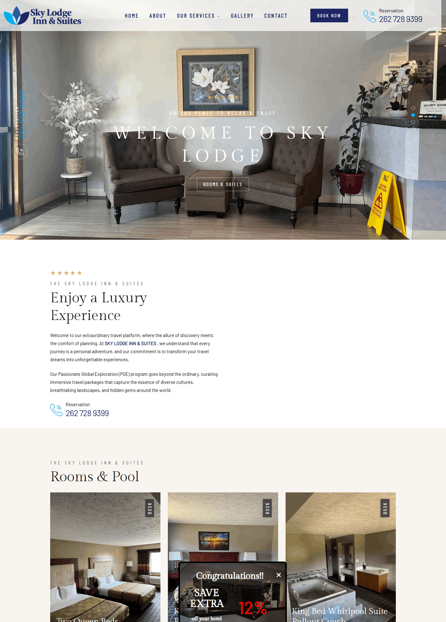 The Skylodge Website Work